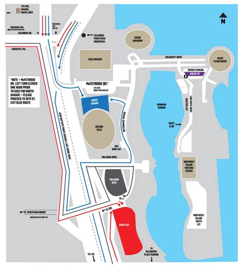 Soldier Field Parking Guide 2024: Chicago Bears Stadium - SeatGraph