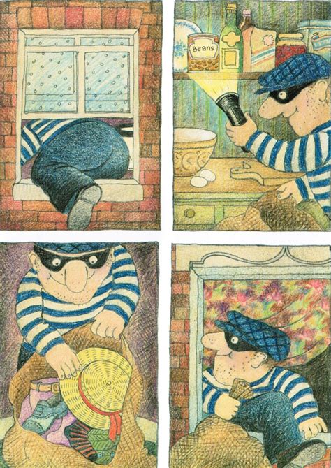 Pictures from an Old Book: "Burglar Bill" By Janet & Allan Ahlberg (published by Puffin Books ...