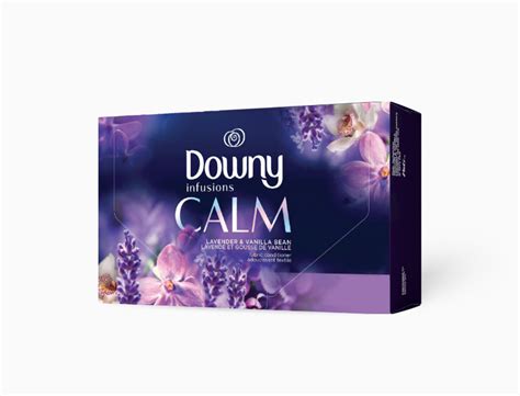 Downy Infusions Calm Scent Fabric Softener Dryer Sheets | Downy