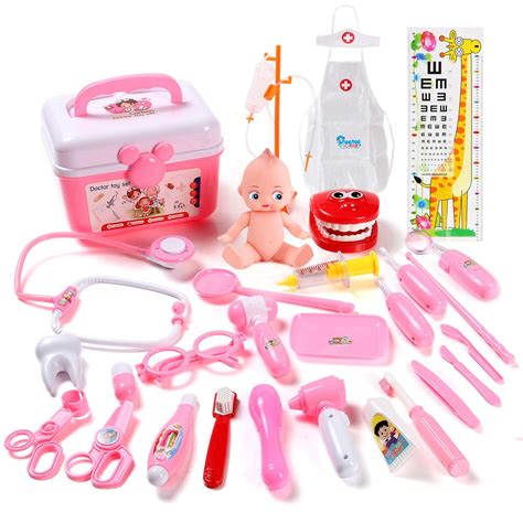 STEAM Life Toy Doctor Kit for Kids and Toddlers Pretend Play for Girls Medical D - Doctor/ Nurse ...