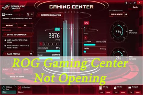 A Simple Guide to Fix ROG Gaming Center Not Opening