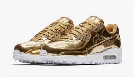 Nike Air Max 90 Liquid Metal Metallic Gold | CQ6639-700 | The Sole Womens