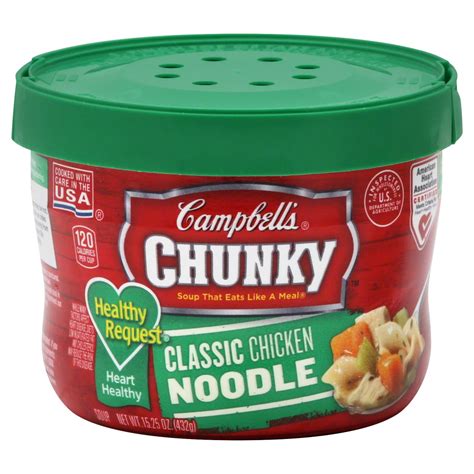 Campbell's Chunky Healthy Request Classic Chicken Noodle Soup - Shop ...