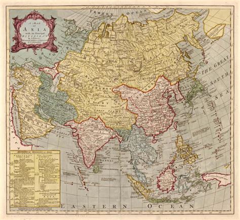 Historic Map - Asia - 1700 | World Maps Online