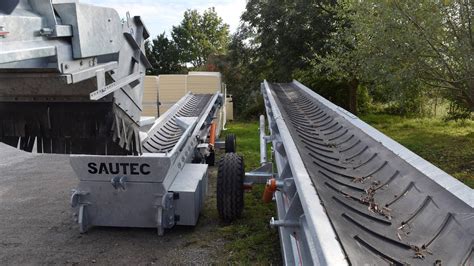 Construction belt conveyor | SAUTEC