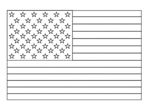 American Flag Coloring Page for the Love of the Country