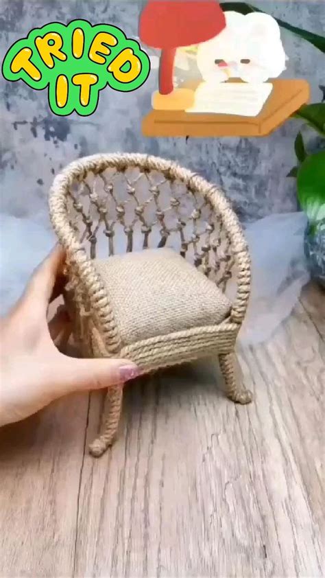 wooden sofa | Doll furniture diy, Cardboard crafts, Paper crafts