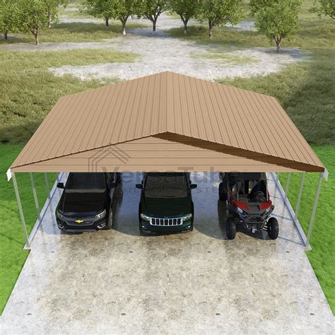 Classic Carport - 30'W x 20'L x 10'H - Carport or Shelter - Building Kits