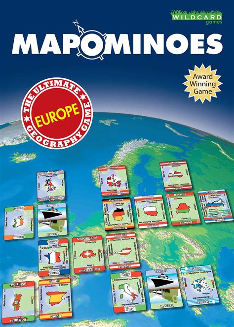 Buy OMINOES Europe – The Ultimate Geography Game – Fun and Educational Travel Card Game About ...