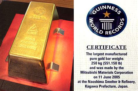 What is the Biggest Gold Bar in the World Worth? - FinanceBuzz