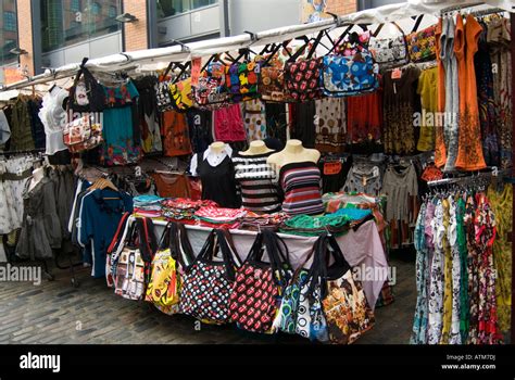 Clothes stall at Camden Market London England UK Stock Photo, Royalty Free Image: 16347341 - Alamy