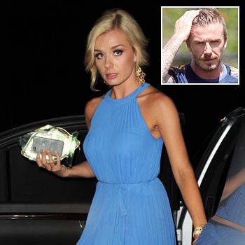 Katherine Jenkins Hit With Death Threats Over David Beckham Affair Rumors