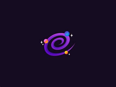 Premium Vector | Galaxy logo design