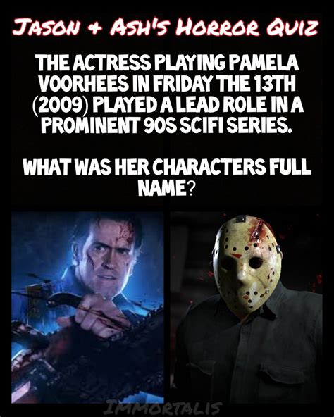 Jason Voorhees on Twitter: "The actress playing Pamela Voorhees in ...