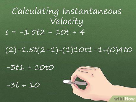 Instantaneous Speed Equation