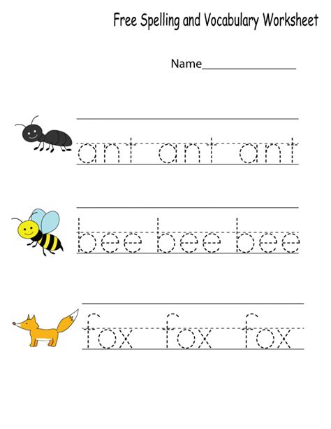 Kindergarten Worksheets PDF Free Download | Vocabulary worksheets ...