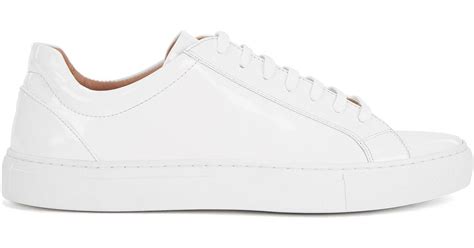 BOSS Leather Sneaker | Kate Low Cut C in White | Lyst