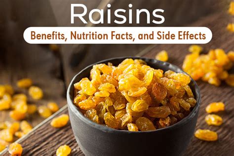 Raisins Benefits, Nutrition Facts, and Side Effects – FitOlympia