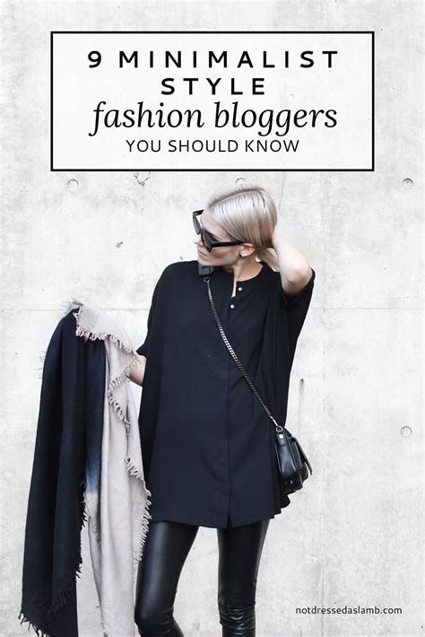 9 Minimalist Style Fashion Bloggers You Should Know