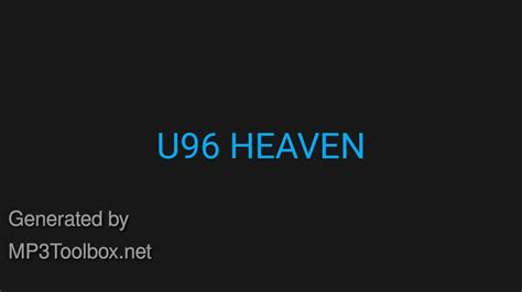 U96 HEAVEN - YouTube