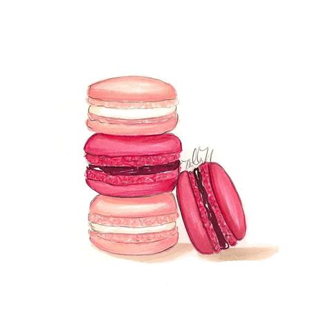 this french macaroons look so delicious. Food Illustrations, Illustration Art, Cupcake ...