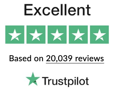 4.5/5 stars on Trustpilot