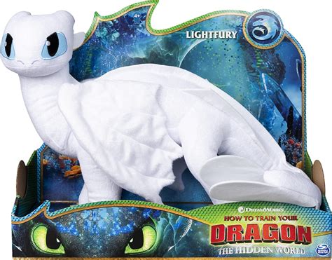 DRAGONS Drago Furia Chiara, Peluche Deluxe Alto 36 cm, dai 4 Anni in su ...