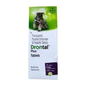 Drontal Plus Tablets, 20 Tablets - Jeewaka Pharmacy (PVT) Ltd