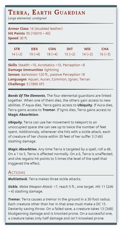 dnd-5e-homebrew - Elemental Guardians by Lynesth