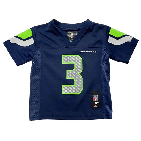 NFL Seattle Seahawk Russell Wilson #3 Football Jersey (3T)