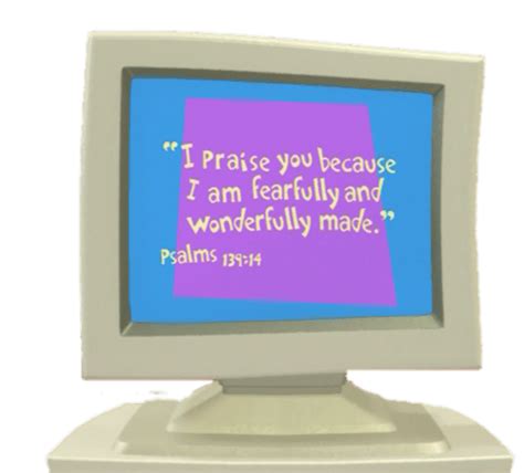 VeggieTales Qwerty the Computer Showing A Psalm transparent PNG - StickPNG