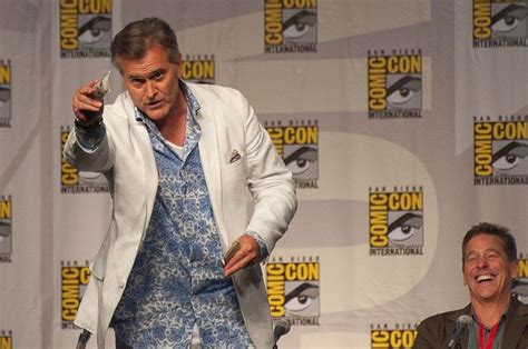 Bruce Campbell Burn Notice panel | Bruce campbell, Chuck finley, Bruce