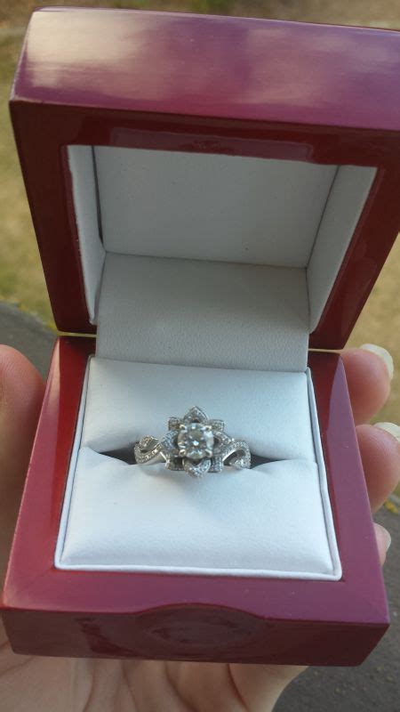 The Rose Shaped Engagement Ring