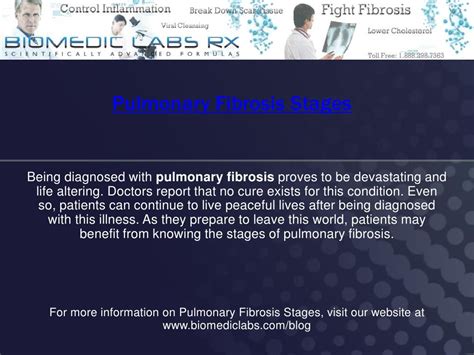 Stages of Pulmonary Fibrosis