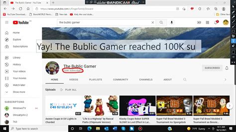 Congratulations to The Bublic Gamer for reaching 100K subscribers - YouTube