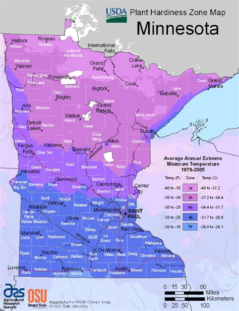 Minnesota Plant Hardiness Zone Map | Gilby's Orchard | Aitkin, MN