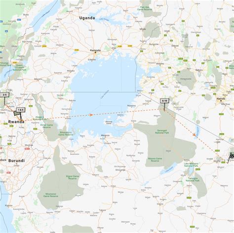 Reference map of Serengeti Migration Area | Tanzania | Expert Africa