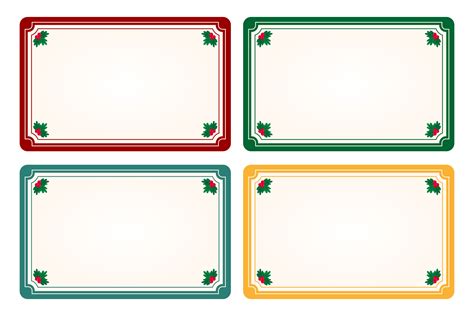 Christmas Labels Printables - Printable Word Searches