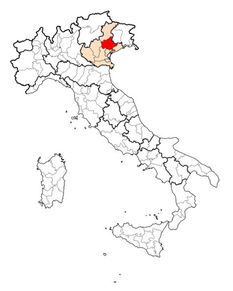 Treviso Map - Italy