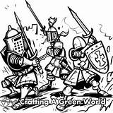 Knight Coloring Pages  Free & Printable sketch template