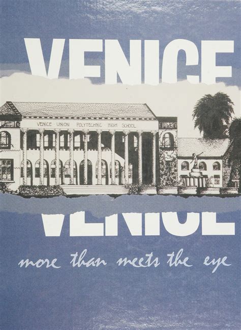 1987 Venice High School Yearbook | Yearbook photos, Yearbook, Online ...