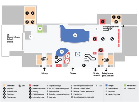 Gatwick Airport South Terminal Map