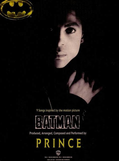 Prince's contribution to the Batman soundtrack | Prince batman, Prince ...