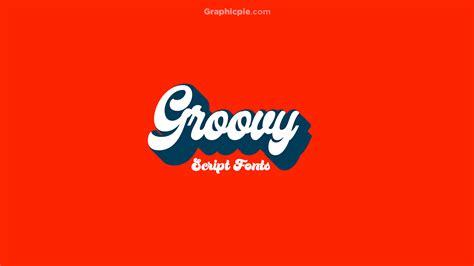 12 Retro Groovy Script Fonts for Vintage Designs - Graphic Pie