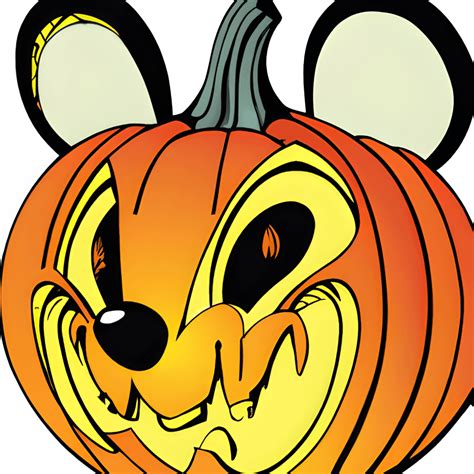 Mickey Mouse Jack O Lantern · Creative Fabrica