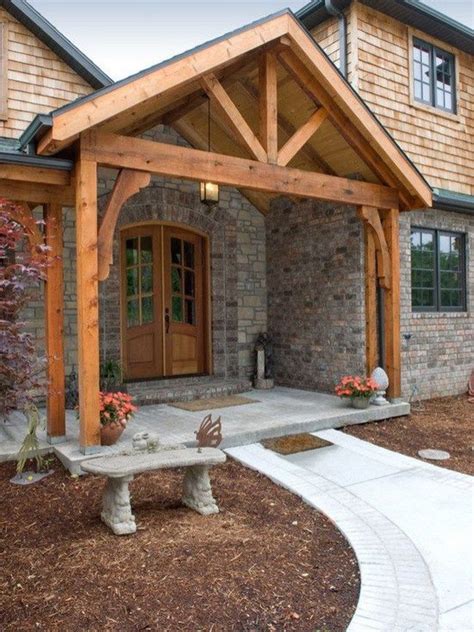 Great Front Porch Addition Ranch Remodeling Ideas (4) | House exterior, Porch design, Front ...