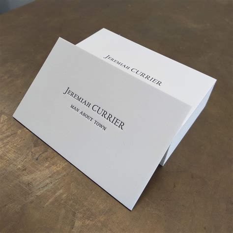 The Bateman Business Cards - Dependable Letterpress