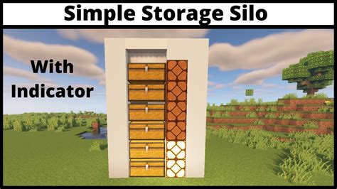 Minecraft : Storage Silo || How To Build Silo In Minecraft || Tutorial - YouTube