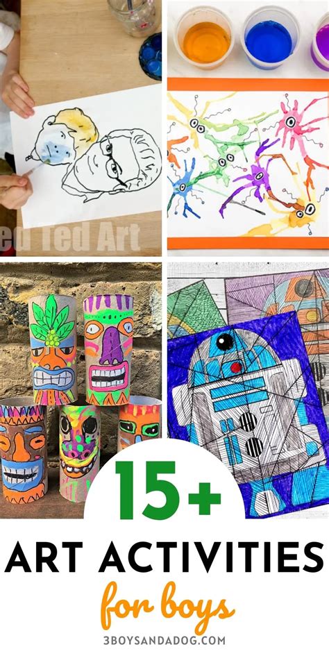 Super Fun Art Activities for Boys