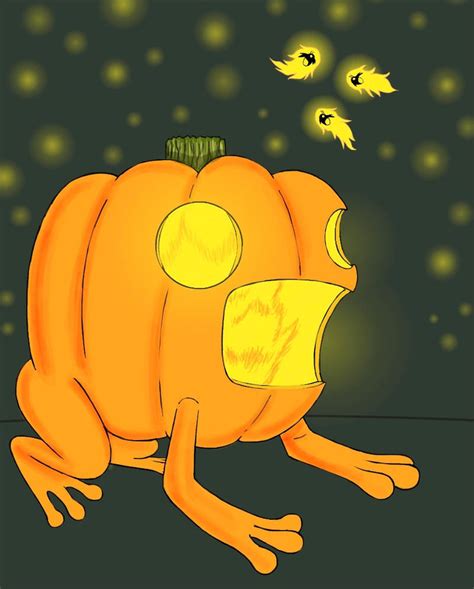 Pumpkin Toadlet by Psych0Sketches on DeviantArt